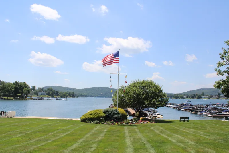 Candlewood Lake view from the Marina Club